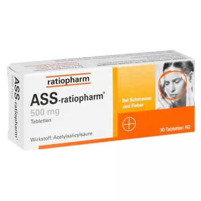 ASS-ratiopharm 500 mg tablete, 30 kom