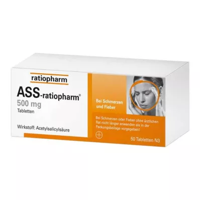 ASS Ratiopharm 500 mg tablete, 50 kom ASS Ratiopharm 500 mg tablete, 50 kom