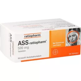 ASS-ratiopharm 500 mg tablete, 100 kom