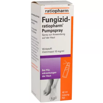 FUNGIZID-ratiopharm sprej na pumpicu, 40 ml