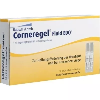 CORNEREGEL Fluid EDO kapi za oči, 10X0,6 ml