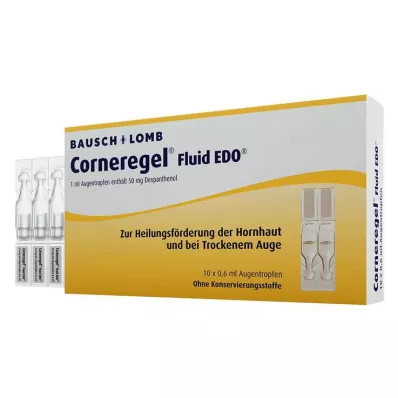 CORNEREGEL Fluid EDO kapi za oči, 10X0,6 ml