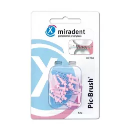 MIRADENT Interd.Pic-Brush zamjenski b.xx-fine pink, 12 kom