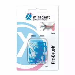 MIRADENT Interd.Pic-Brush zamjenski kist veliki plavi, 12 kom