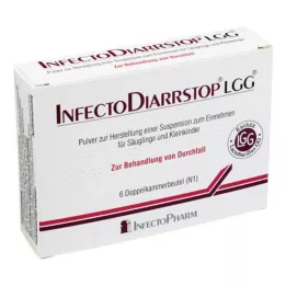 INFECTODIARRSTOP LGG Prašak za proizvođača Susp.z.Einn., 6 kom