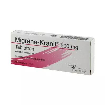 Migrena Kranit 500 mg tablete, 10 kom