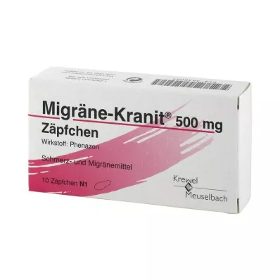 MIGRÄNE KRANIT 500 mg čepići, 10 kom MIGRÄNE KRANIT 500 mg čepići, 10 kom