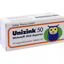 UNIZINK 50 gastrorezistentnih tableta, 50 kom