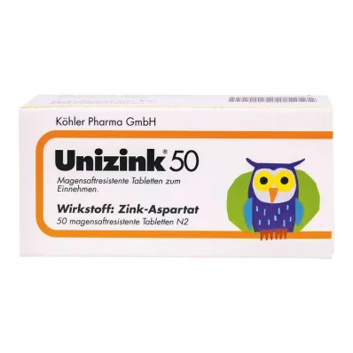 UNIZINK 50 gastrorezistentnih tableta, 50 kom