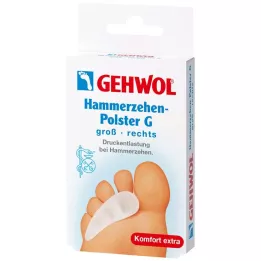 GEHWOL Jastučić za prste s čekićem od polimer gela G desni, 1 kom