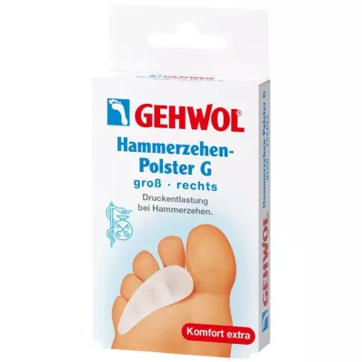 Gehwol polimer gel čekić jastučić za prste, 1 kom
