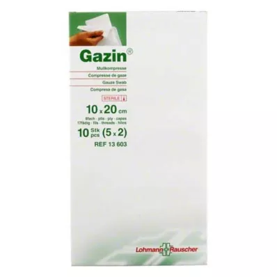 GAZIN Gaza komp.10x20 cm sterilna 8x 5X2 kom