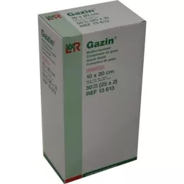 GAZIN Gaza komp.10x20 cm sterilna 8-struka 25x2 kom
