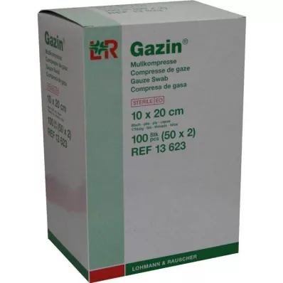 GAZIN Gaza komp.10x20 cm sterilna 8-struka 50x2 kom