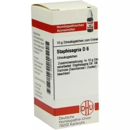 STAPHISAGRIA D 6 globula, 10 g