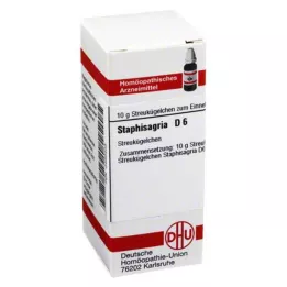 STAPHISAGRIA D 6 globula, 10 g