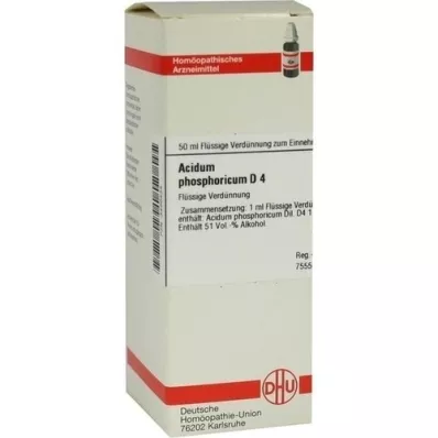 ACIDUM PHOSPHORICUM D 4 razrjeđenje, 50 ml