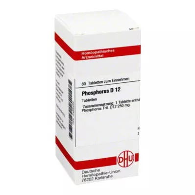 PHOSPHORUS D 12 tableta, 80 kom