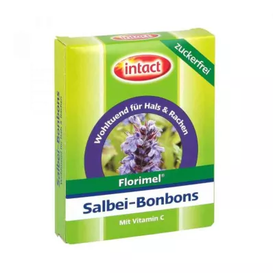 FLORIMEL Slatkiši od kadulje s vitaminom C bez šećera, 40 g FLORIMEL Slatkiši od kadulje s vitaminom C bez šećera, 40 g