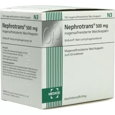 NEPHROTRANS gastrorezistentne kapsule, 100 kom