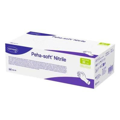 Peha Soft nitrilne rukavice za pregled, nepuderirane, nesterilne M, 100 kom