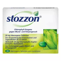 STOZZON Klorofilom obložene tablete, 40 kom