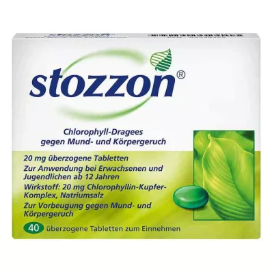 STOZZON Klorofilom obložene tablete, 40 kom