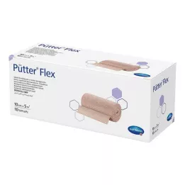 PÜTTER Flex bandaža 10 cmx5 m, 10 kom