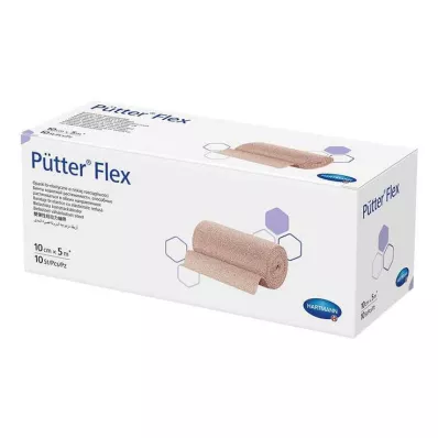 PÜTTER Flex bandaža 10 cmx5 m, 10 kom PÜTTER Flex bandaža 10 cmx5 m, 10 kom