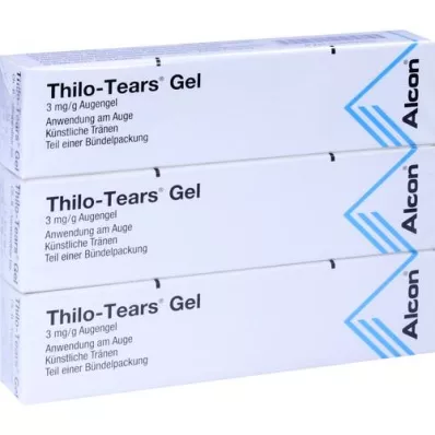 THILO TEARS Gel za oči, 3X10 g