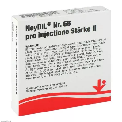 NEYDIL No.66 per injectione St.2 ampule, 5X2 ml