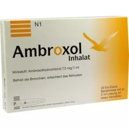 AMBROXOL Inhalacijska otopina za nebulizator, 20X2 ml
