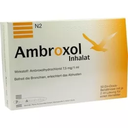 AMBROXOL Inhalacijska otopina za nebulizator, 50X2 ml