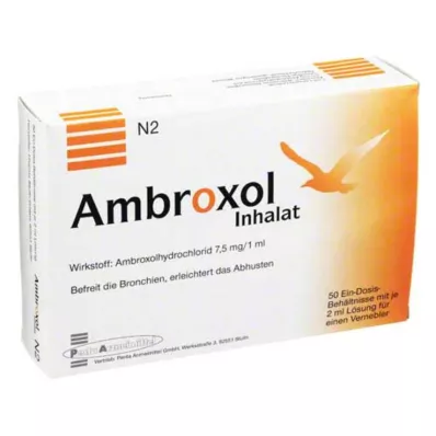 AMBROXOL Inhalacijska otopina za nebulizator, 50X2 ml
