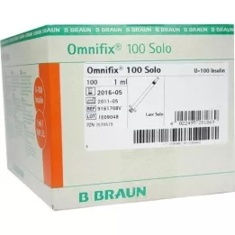 OMNIFIX Inzulinska štrcaljka 1 ml za U100, 100 kom
