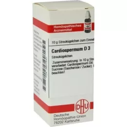 CARDIOSPERMUM D 3 globule, 10 g