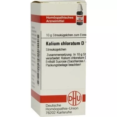 KALIUM CHLORATUM D 12 globula, 10 g