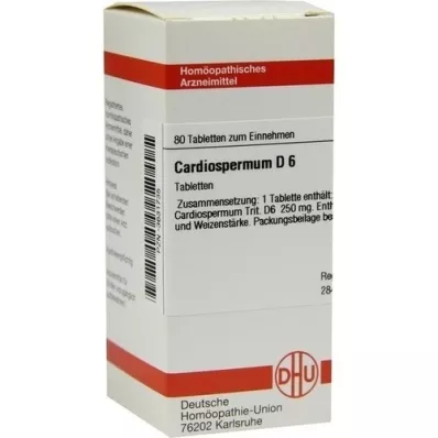 CARDIOSPERMUM D 6 tableta, 80 kom
