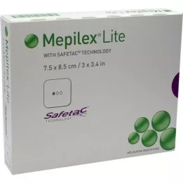 MEPILEX Lite pjenasti povoj 7,5x8,5 cm sterilan, 5 kom