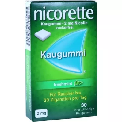 NICORETTE 2 mg gume za žvakanje freshmint, 30 kom