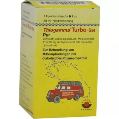 THIOGAMMA Turbo Set Pur bočice za injekcije, 50 ml