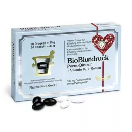 BIO BLUTDRUCK Kombinacija dražeja + kapsule Pharma Nord, 1 kom