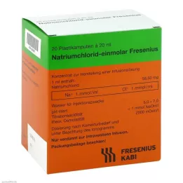 NATRIUMCHLORID-monomol.Fresenius PE-Amp.Inf.-L.-K., 20X20 ml