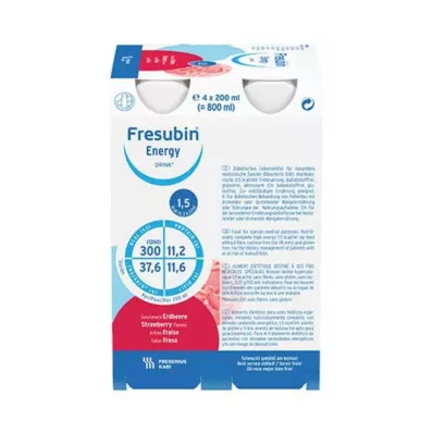 FRESUBIN ENERGY DRINK Boca za piće jagoda 6X4X200 ml