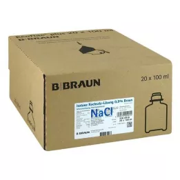 ISOTONE Fiziološka otopina 0,9% Braun Ecoflac Plus, 20X100 ml