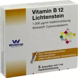 VITAMIN B12 1000 μg Lichtenstein ampule, 5X1 ml