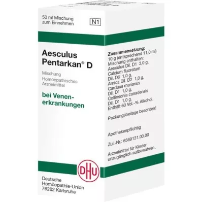 AESCULUS PENTARKAN D mješavina, 50 ml