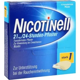 NICOTINELL 21 mg/24 sata flaster 52,5 mg, 14 kom