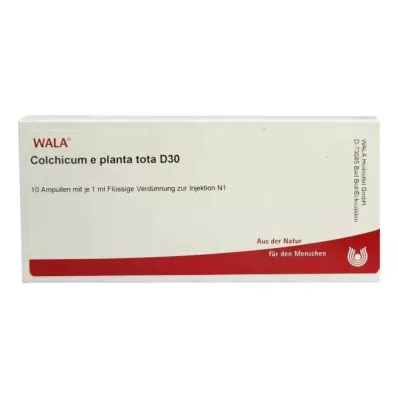 COLCHICUM E planta tota D 30 ampula, 10X1 ml