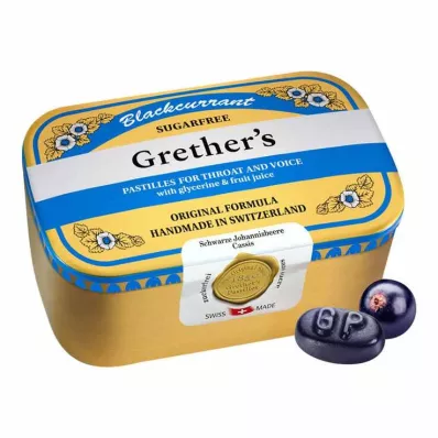 GRETHERS Blackcurrant Silver zf.Past.Dose, 440 g